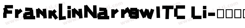 FranklinNarrowITC Li字体转换